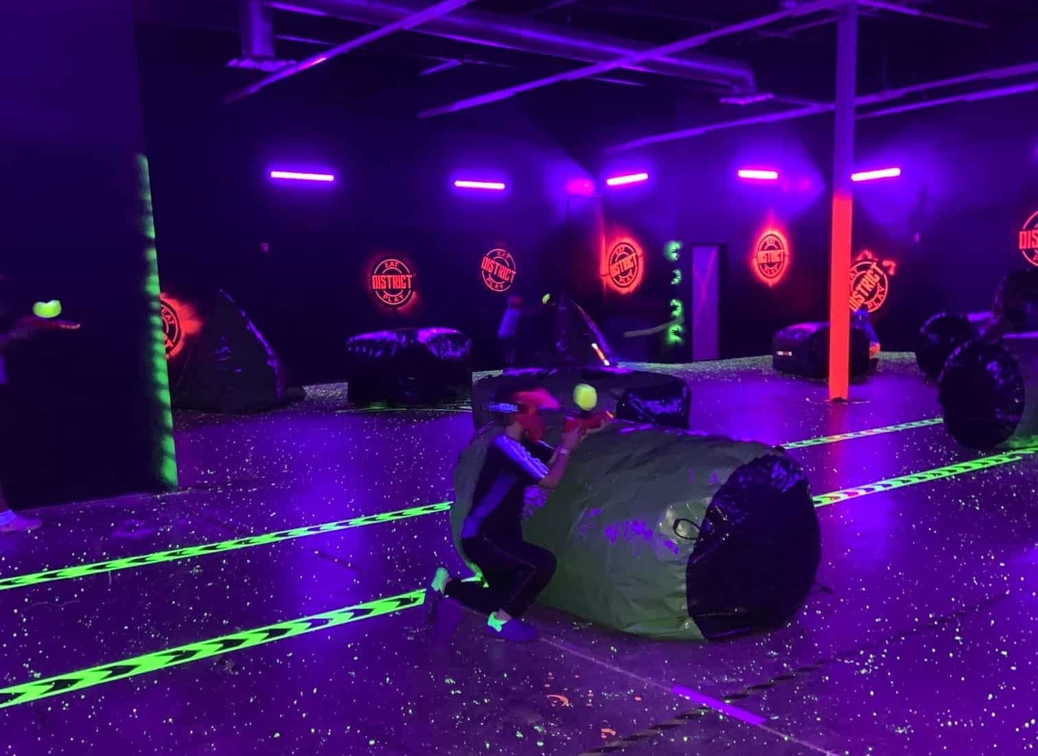 Indoor Glow Gellyball Arean